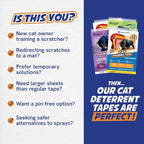 8 Pack Cat Scratch Furniture Protector Tape Sheets – Double-Sided Sticky - Image 6