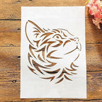 TIAMECH A4 Reusable Cool Cat Stencil by TIAMECH