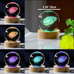 3D Galaxy Crystal Ball Night Light - Image 3