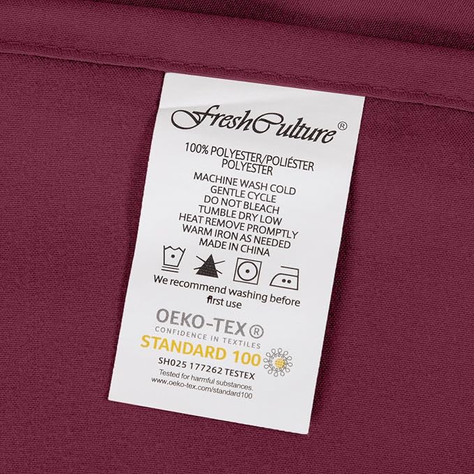 FreshCulture King Flat Sheets Only 2 Pack - Image 7