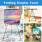 Falling in Art Aluminum Flip Chart Display Easel Stand - Image 6