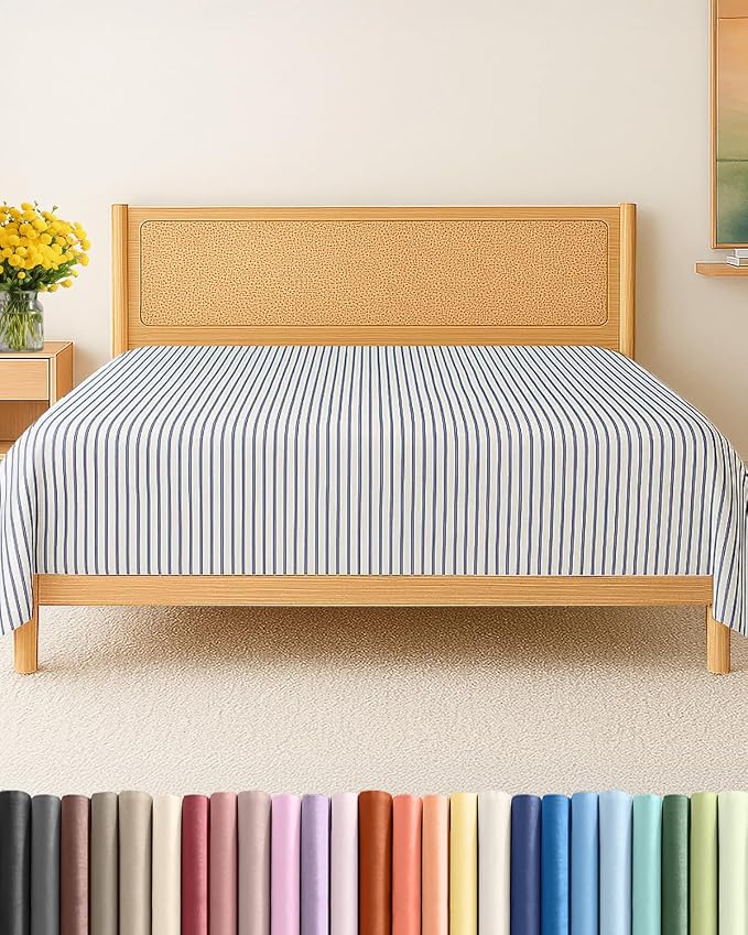 Twin XL Size Flat Sheet by CGKUnlimited