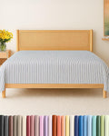 Twin XL Size Flat Sheet by CGKUnlimited