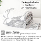 LEMIROE Botanical Cotton Comforter Queen Size - Image 7