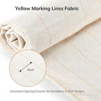 Pllieay 40" x 40" Large Overlocking Primary Tufting Cloth, Monks Cloth - Image 4