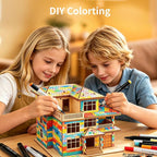 3D Wooden Puzzles for Adults, Miniature Villa Model Kit, DIY Wooden Craft for - Image 3