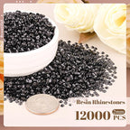 12000PCS 2mm Resin Rhinestones Bulk - Image 2