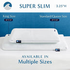 Bluewave Bedding Super Slim Gel Memory Foam Pillow - Image 6