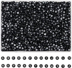 YMSDZHL Alphabet Beads A-Z 1300Pcs Letter Beads, Acrylic 4x7mm Round Letter - Image 4