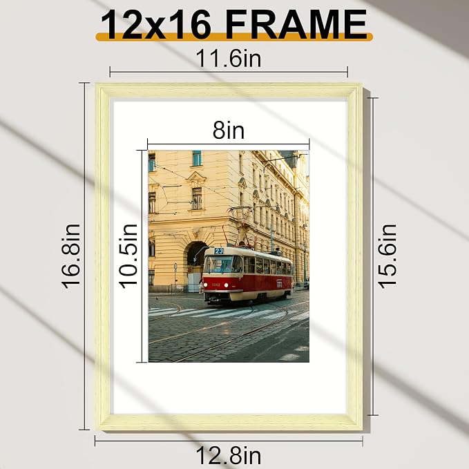 Vittanly 12x16 Picture Frames Set of 2, Ornate Vintage Photo Frame - Image 2