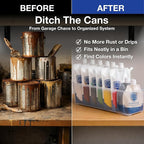 8 Reusable Paint Storage Bags 1L Leftover Paint Containers, Funnel and Clip | - Image 3
