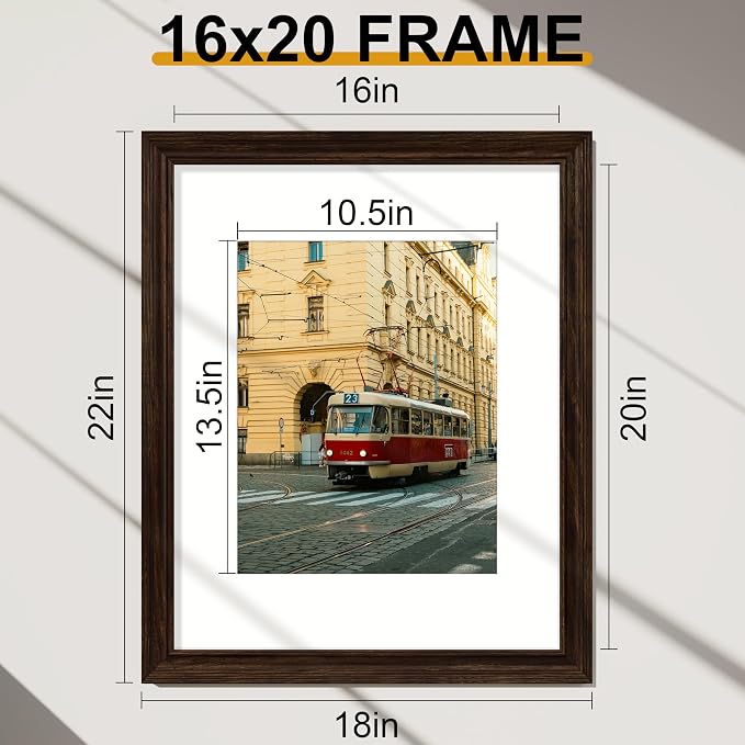 Vittanly 16x20 Picture Frames Set of 2, Ornate Vintage Photo Frame - Image 5