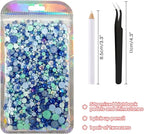 ASTARON 50g Mix Flatback Rhinestones Half Pearls - Image 2