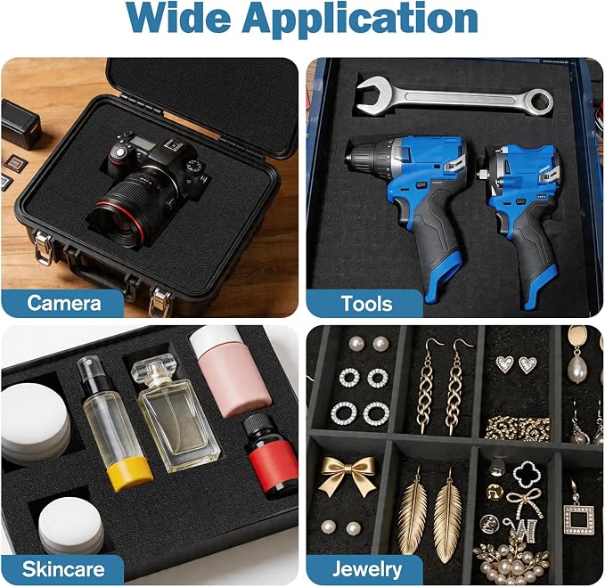 8Pcs Pick and Pluck Foam Large Size Apart Foam Insert Pre-Cubed Pick Padding - Image 7