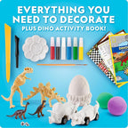 National Geographic Giant Dinosaur Egg Activity Kit – 15+ Dino Crafts, Painting - Image 5