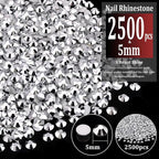 2500pcs 5mm Resin Rhinestones Bulk - Image 2