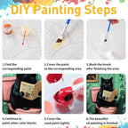 Paint by Numbers for Adult, Cat Paint by Numbers Kit for Adults Beginners - Image 9
