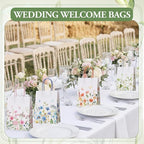 Gaillty 48 Pcs Wildflower Paper Gift Bags 6 Styles, Floral Goodie Bags - Image 5