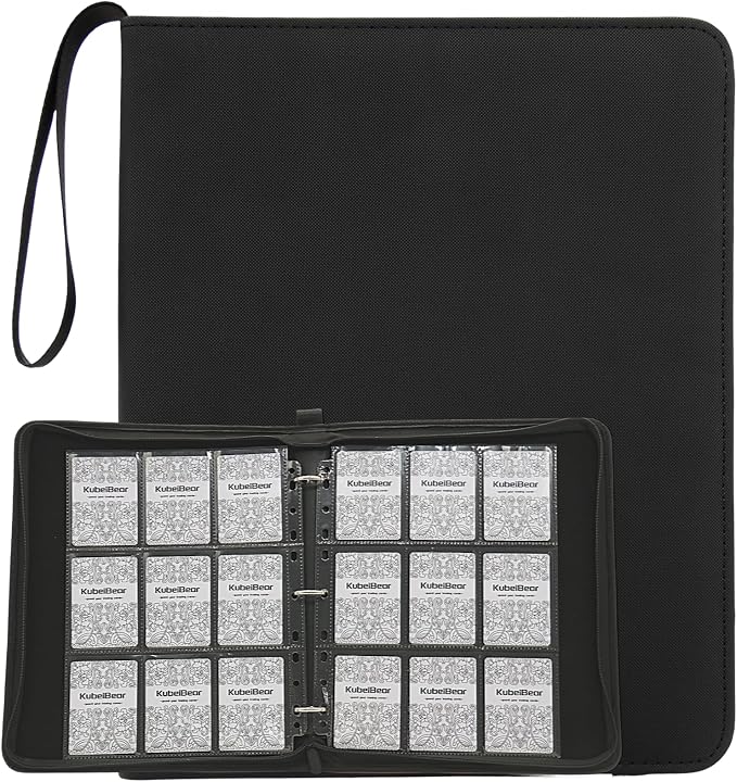 Card Binder – 720 Capacity, Zippered Trading Card Holder by Unknown