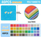 40PCS Felt Fabric Sheets Craft - Image 2