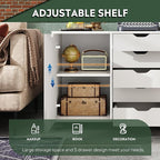 DEVAISE 5-Drawer Wood Drawer Cabinet, Office Storage Cabinet - Image 5