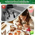 CiyvoLyeen Woodland Animals Craft Kit Kids DIY Crafting and Sewing Set Woodland - Image 4