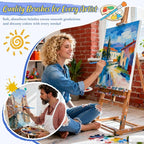 40 Pcs Flat Paint Brushes, 1 Inch Craft Paint Brushes, Large Acrylic Paint Brush - Image 8