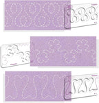 3Pcs Free Motion Quilting Templates by Kapyoo