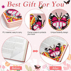 WIVICO 4Pcs Diamond Painting Bookmarks, Diamond Pearl Art Kits - Image 5