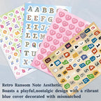Letter Stickers Book, 40 Sheets - Image 7