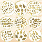 400 Pcs Wholesale Bulk Lots Jewelry Making Charms - Image 6