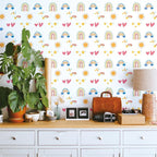 INFUNLY 4pcs Rainbow Wall Stencils - Image 4