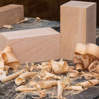 4 Inch Wood for Carving, Rectangular Wooden Blocks for DIY Carving, Large - Image 6