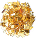 Gold Mixed Irregular Mosaic Glass Mosaic Tiles Pieces, 300g Mosaic DIY Set by ZWCTmosaicdiy
