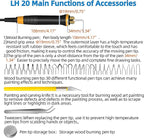 FIRElood LH20 Wood Burning Kit, Wood Burning Tool, Adjustable Temperature Wood - Image 3