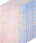 Clabby 36 Sheets Holographic Sticker Paper A4 Vinyl Holographic Laminate Sheets by Clabby