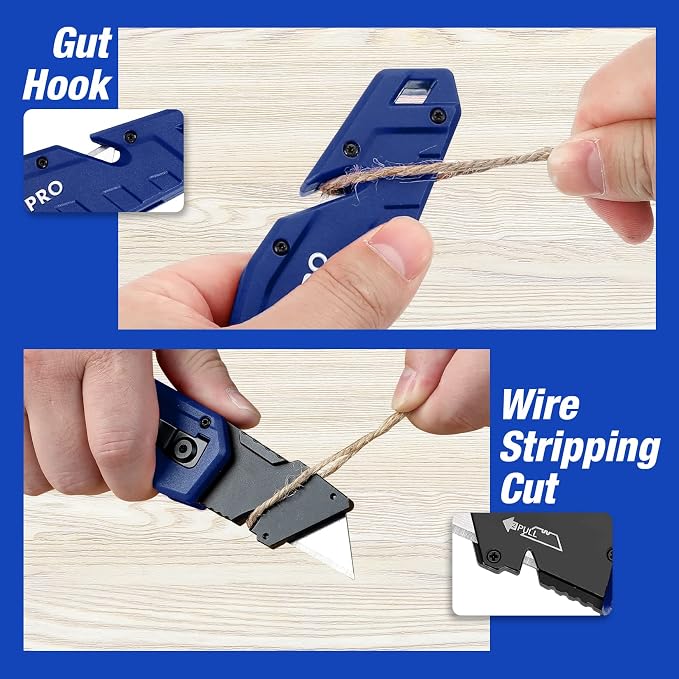 WORKPRO Folding Utility Knife, Box Cutter - Image 3
