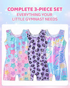 DIPUG 3 Pack Gymnastics Leotards - Image 2