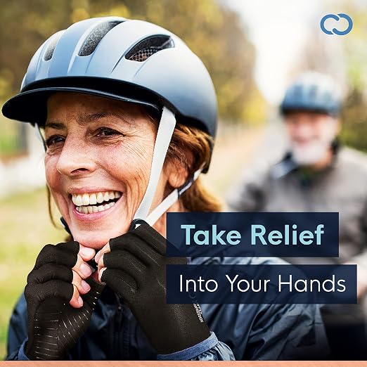 Copper Compression Arthritis Gloves | Fingerless Arthritis Carpal Tunnel Pain - Image 7