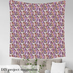 Grapes Fabric by The Yard, Village Grape Leaves Grapevine Soft Flannel - Image 4