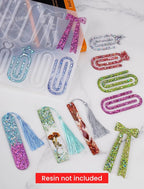 NiArt Silicone Resin Bookmark Mold, 14-Shape DIY Bookmark Making Kit - Image 2