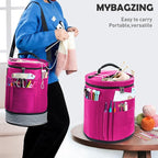 MYBAGZING Expandable Yarn Storage Organizer, Crochet Bag & Yarn Tote - Image 5