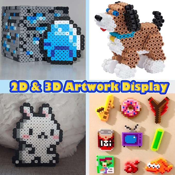 1000 Pcs 5mm Light Silver Melting Fuse Beads - Image 6