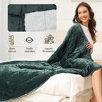 Alomidds Sherpa Fleece Weighted Blanket - Image 5