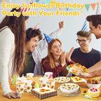 Pickmesh 400 Pcs Sunflower Party Supplies - Image 4