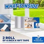 2 Rolls Cat Scratch Furniture Protector Tape – Double-Sided Sticky Training – - Image 4