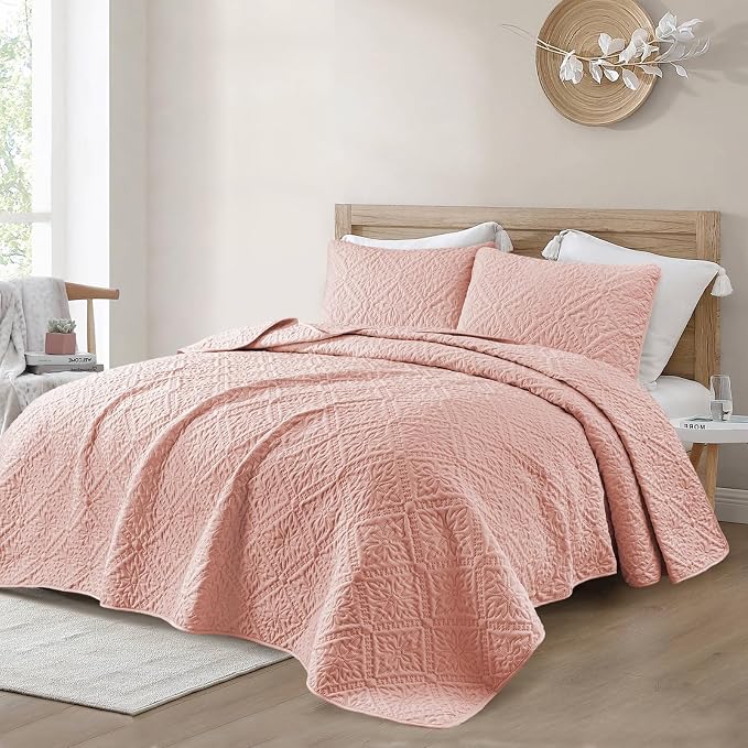 Exclusivo Mezcla Twin Quilt Bedding Set, Lightweight Soft Bedspreads Coverlets - Image 2