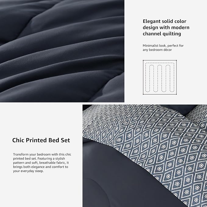Monbix Queen Comforter Set - Image 5