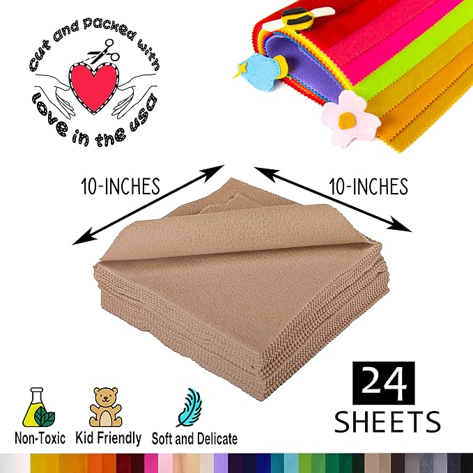 FabricLA Acrylic Felt Sheets for Crafts - Image 2