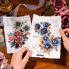 Yoksas Large Vintage Rose Stickers - Image 4